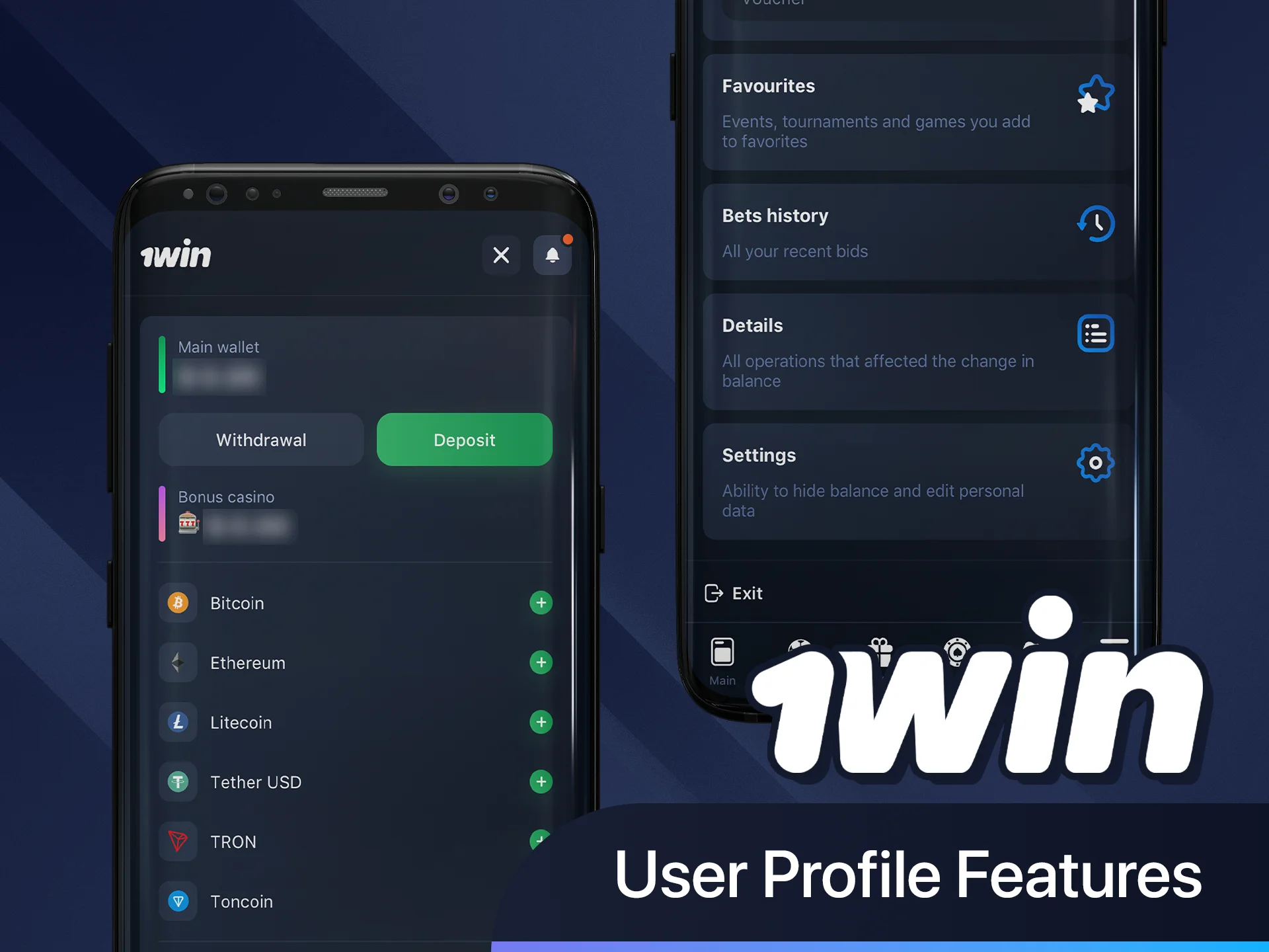 1win profil ayarlarınızı uygulama üzerinden yönetin.