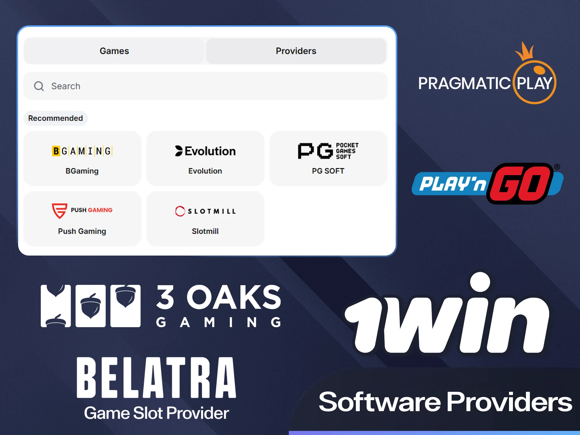 En iyi oyun geliştiricilerini 1win web sitesinde hemen keşfedin.