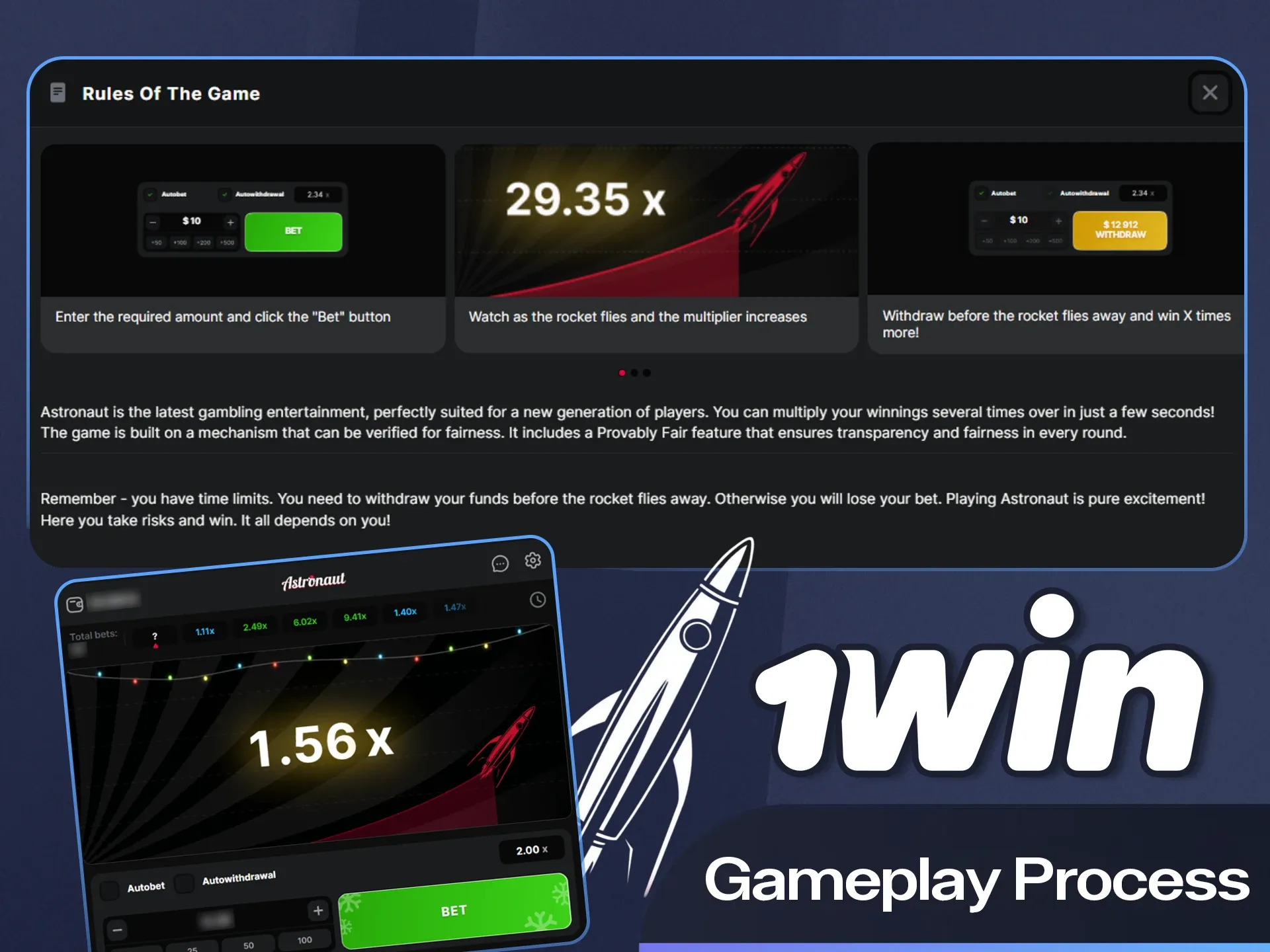 Bugün resmi 1win web sitesinde çarpan uçuş rotasını takip edin.